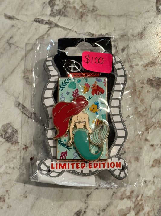 Princess Back Series The Little Mermaid Ariel LE 400 DSF DSSH Disney Pin