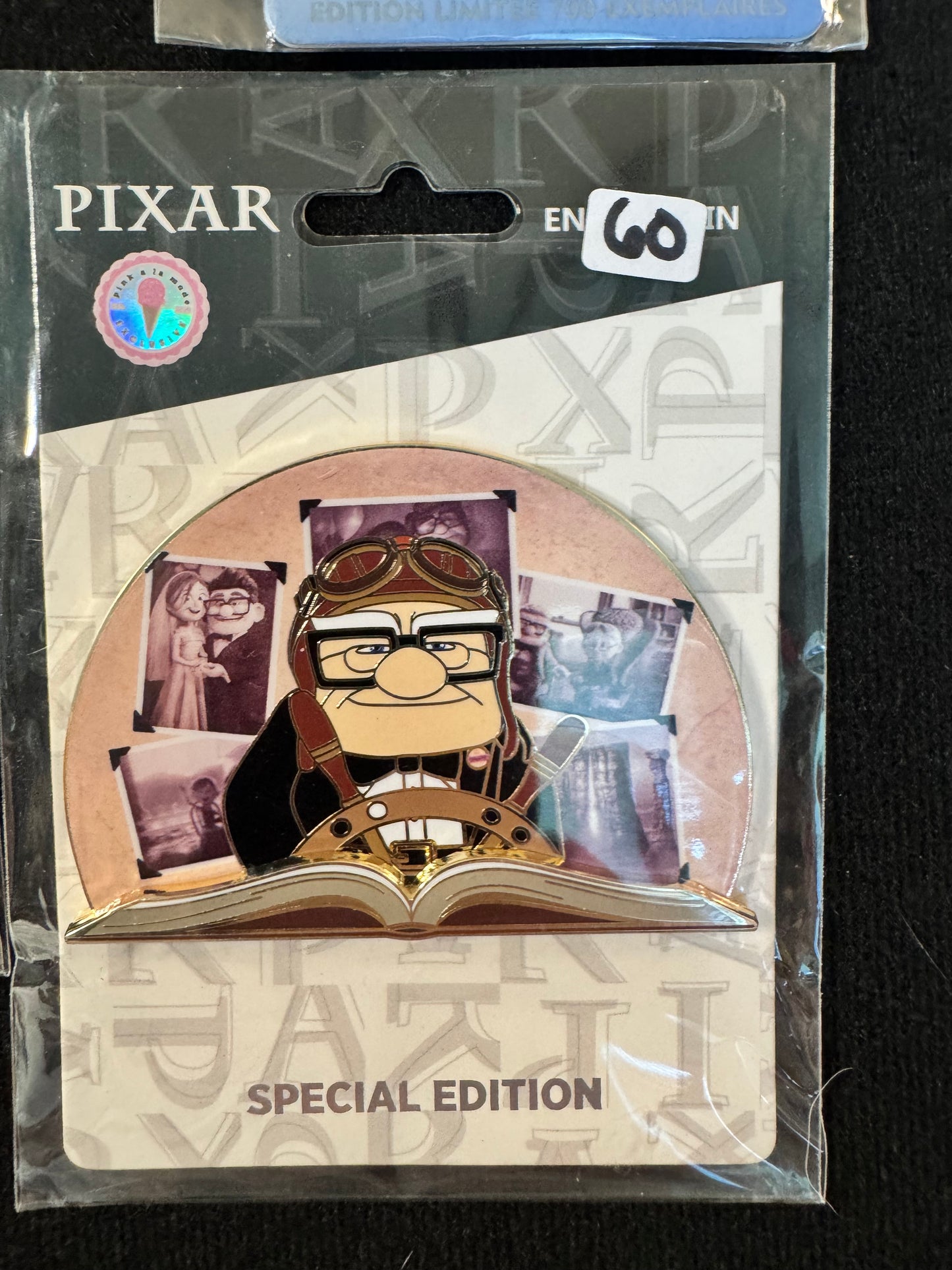 Pink a la Mode Disney Up! Carl Storybook LE 300 Pin
