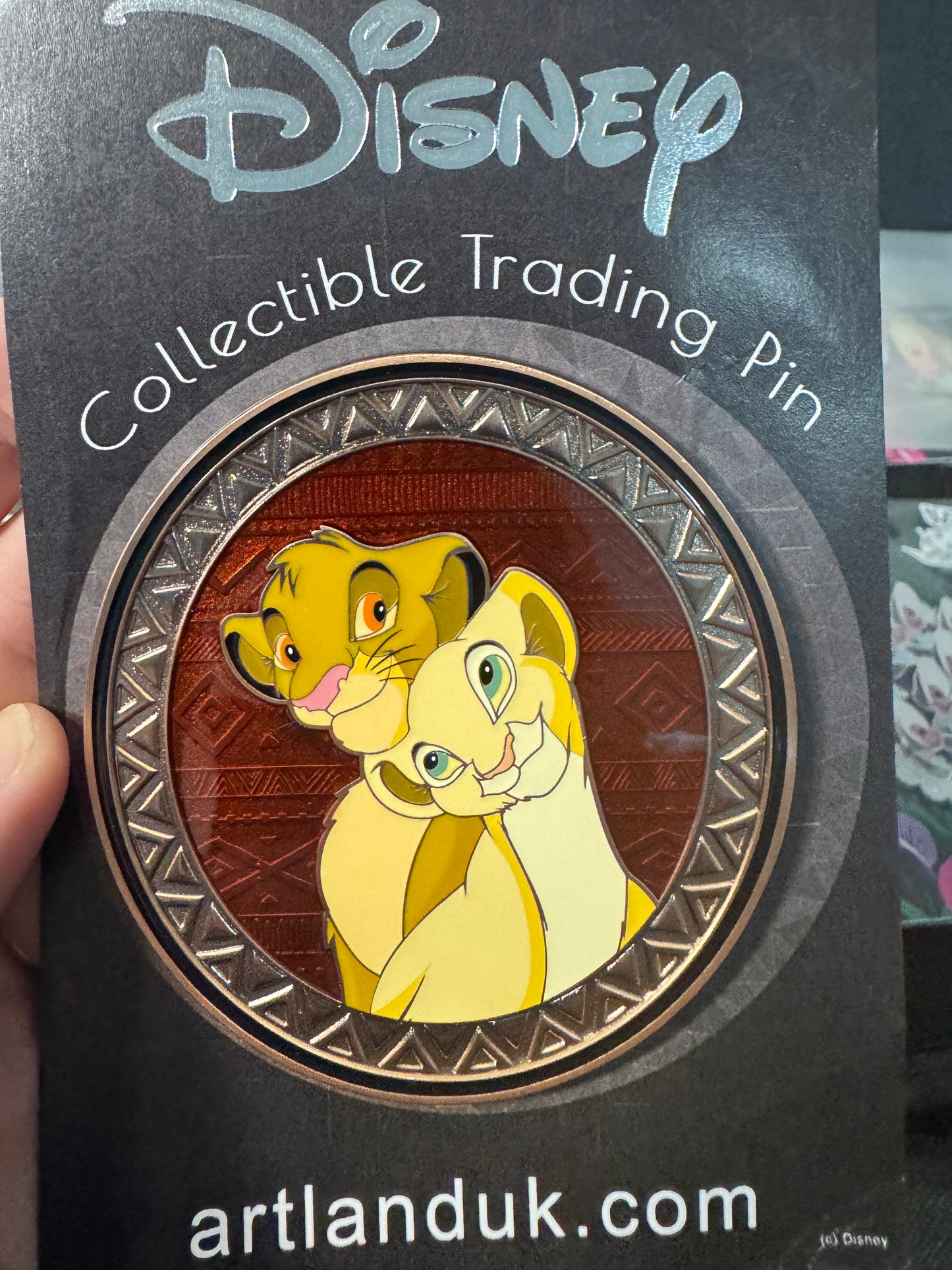 Simba and Nala Lion King Artland LE 200 Disney Pin