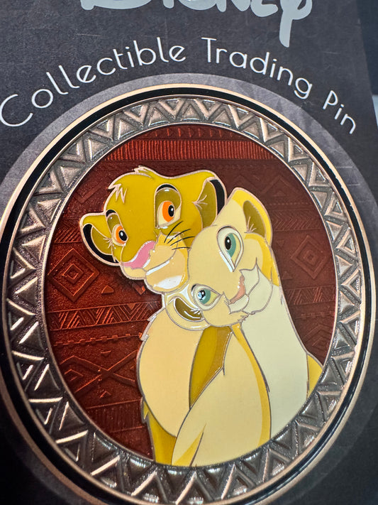 Simba and Nala Lion King Artland LE 200 Disney Pin