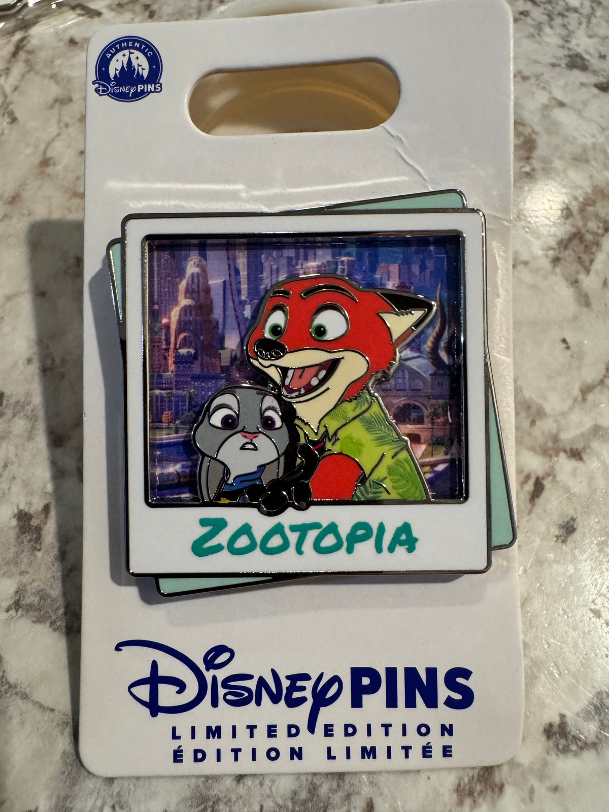 Disney 2026 Zootopia Judy Hopps & Nick Wilde Disney Destinations LE 2000 Pin