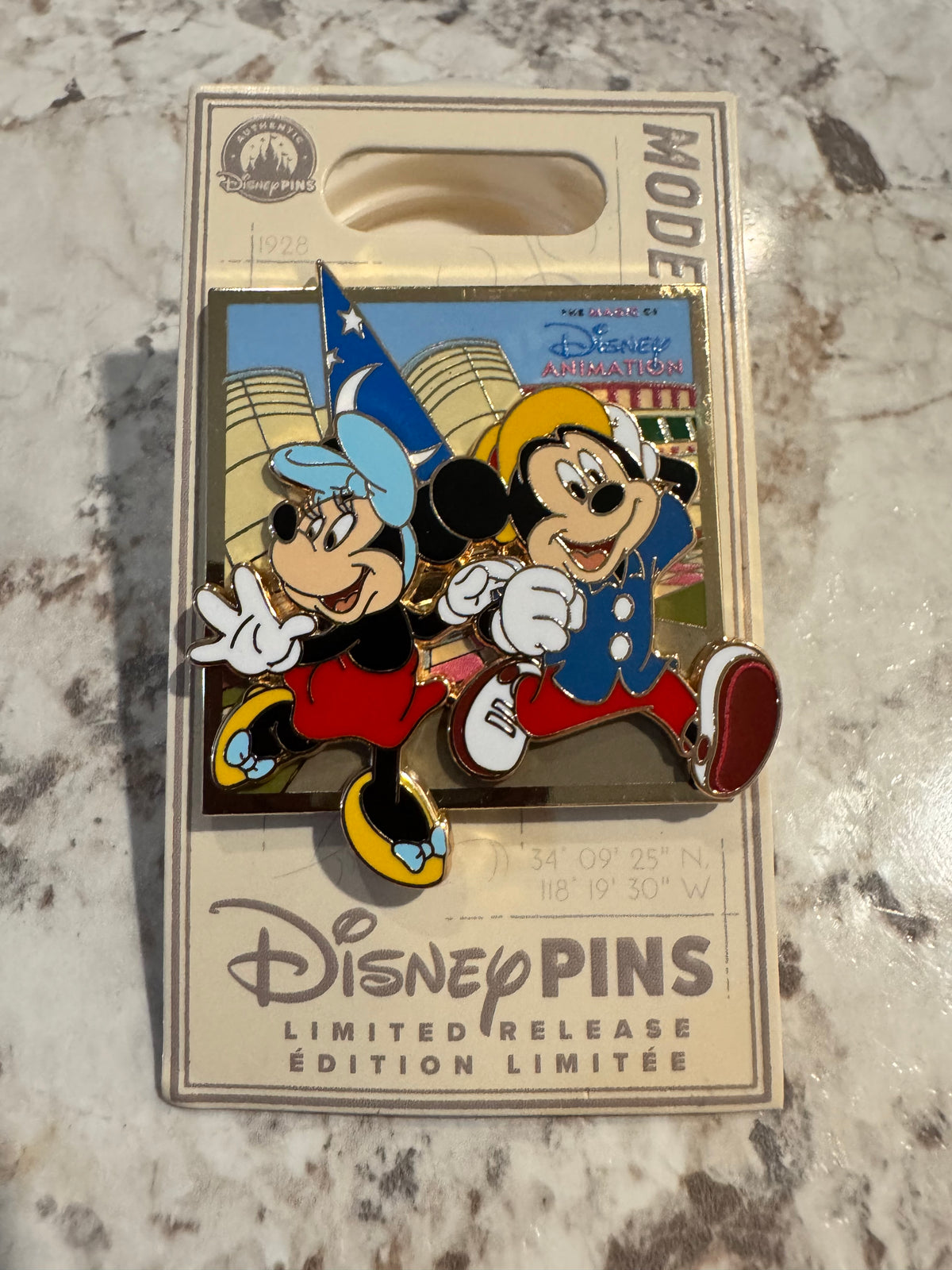 2026 Disney Parks Mickey & Minnie Magic Of Animation Hollywood Studios LR Pin
