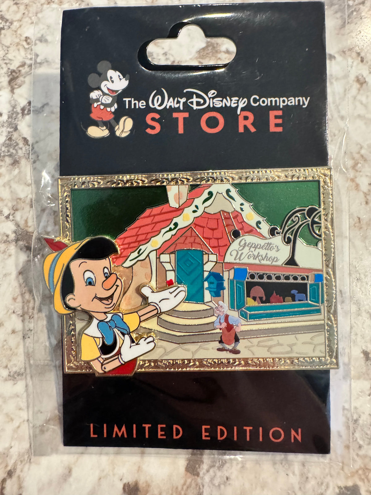Disney DEC WDCS D23 2026 Welcome Home Jumbo Pinocchio Geppetto House LE 400 Pin
