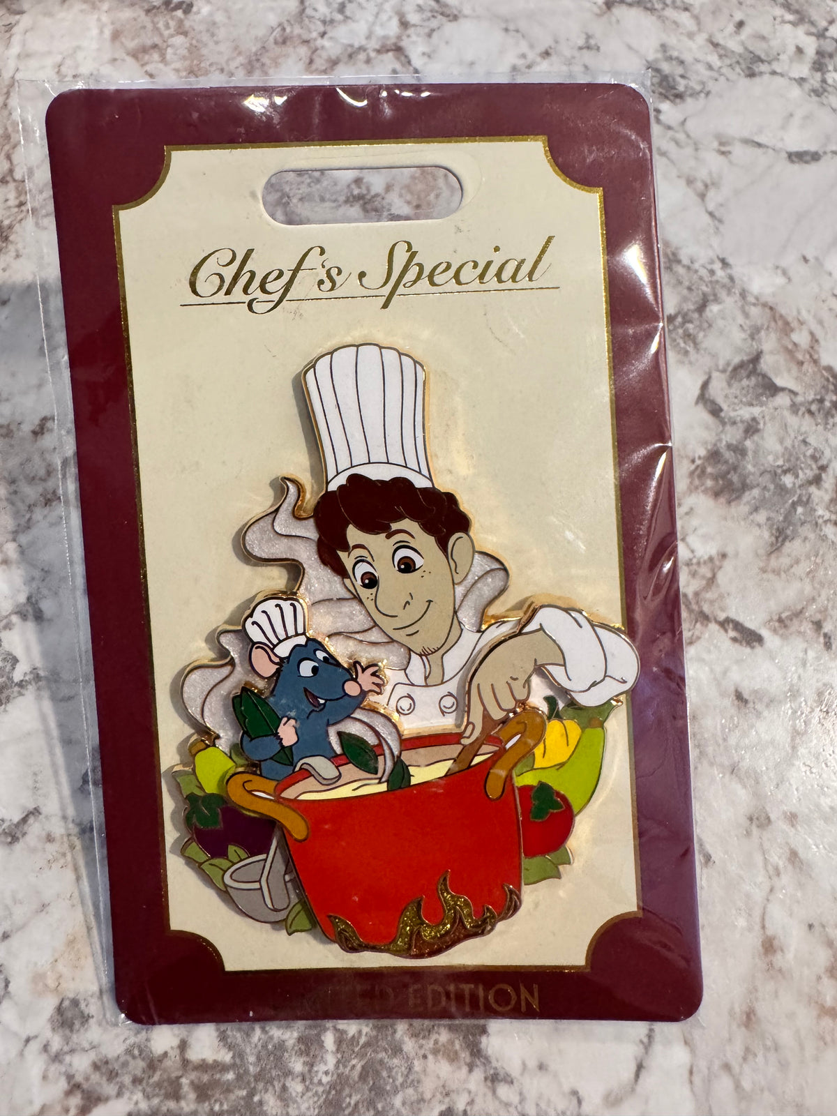 Disney WDI Remy and Linguini Chef's Special Series 2 Ratatouille Soup Pin LE 300