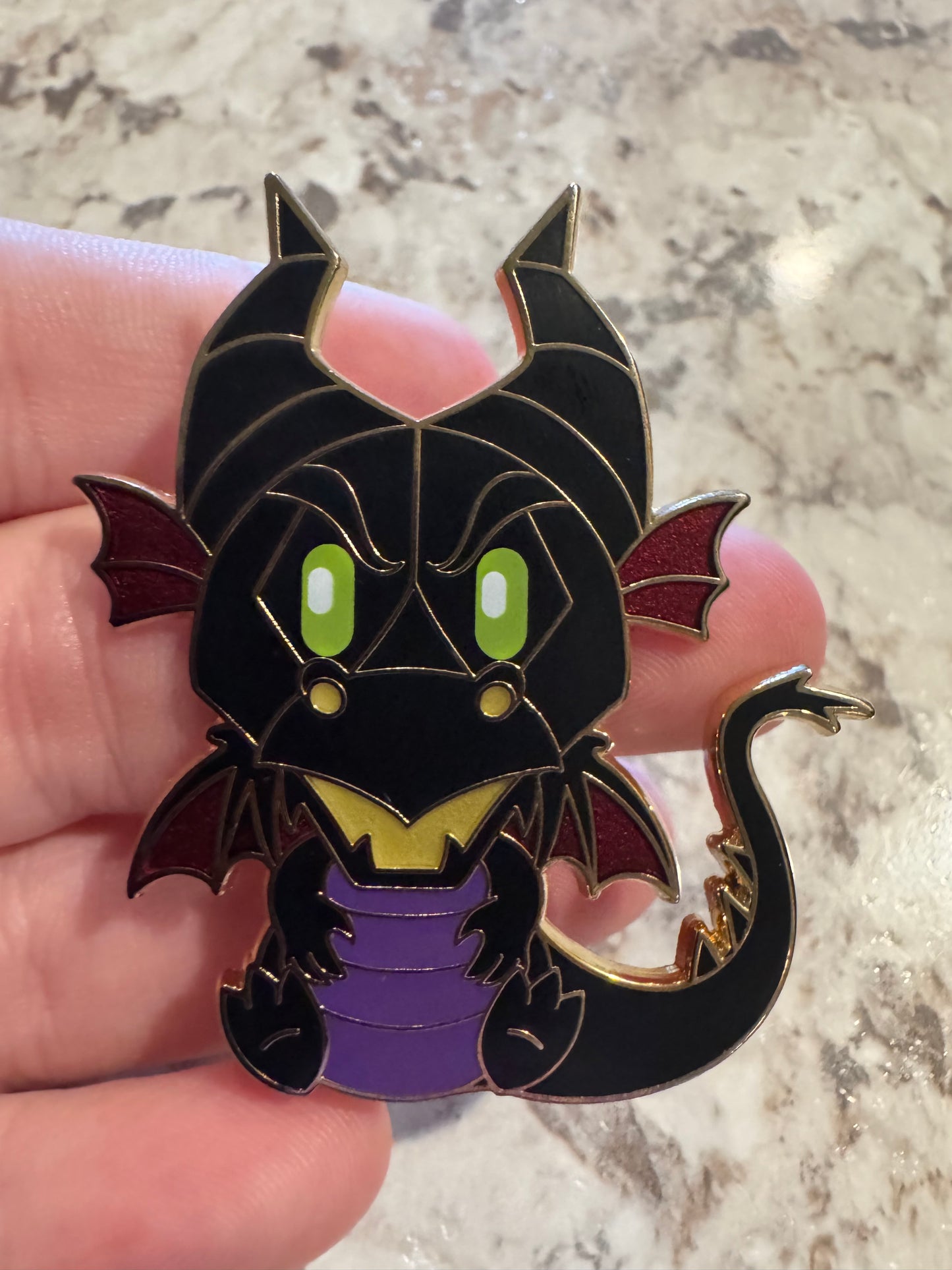 WDI Maleficent Dragon aDorbs! LE 300 Chaser Disney Pin