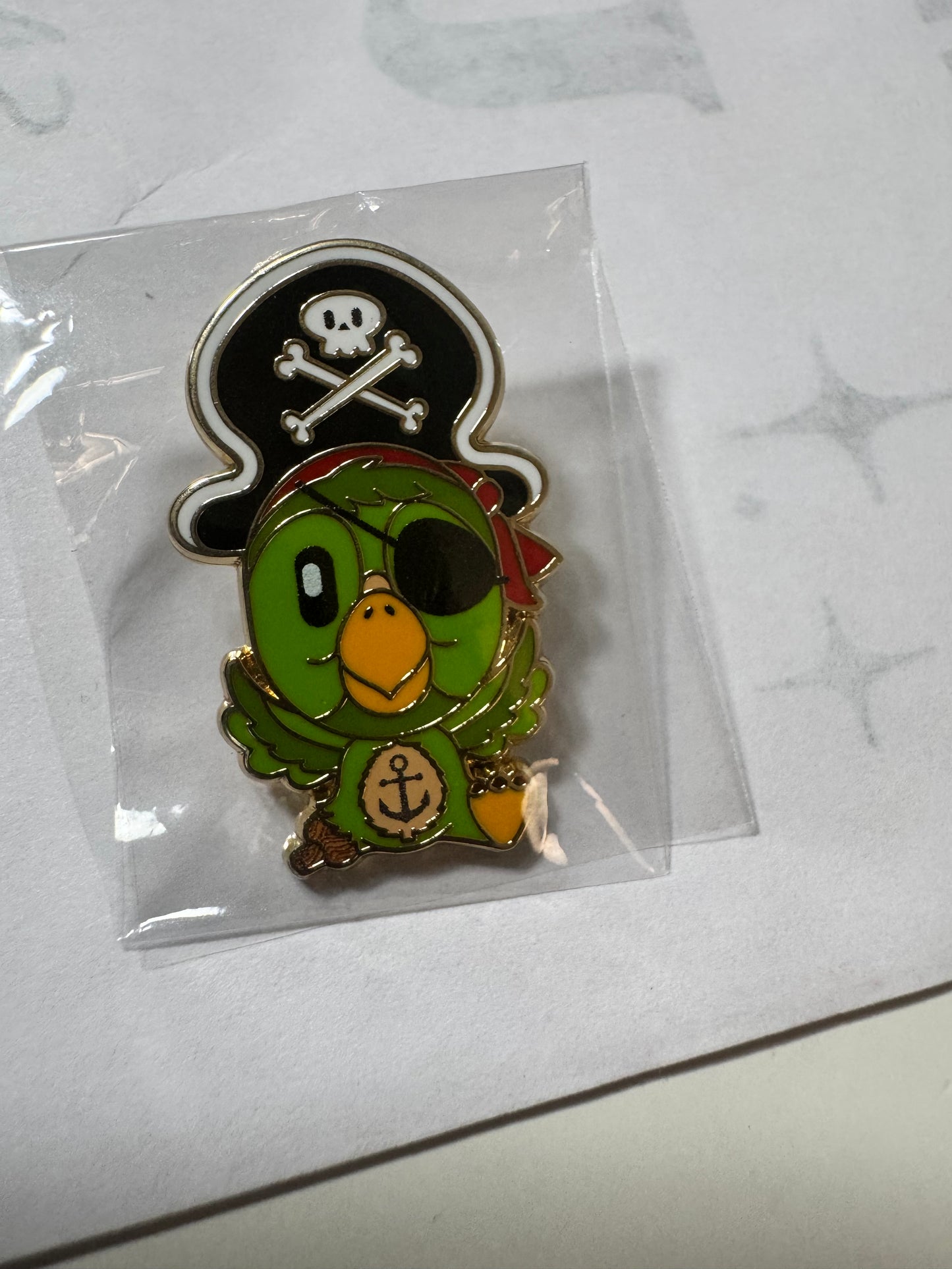 WDI Parrot Pirate aDorbs! LE 500 Disney Pin