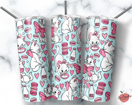 Magical Tumbler, Cats Tumbler, Cat Mom Tumbler, Marie Tumbler