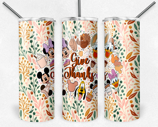 Fall Tumbler, Magical Tumbler, August Tumbler, Thanksgiving Tumbler