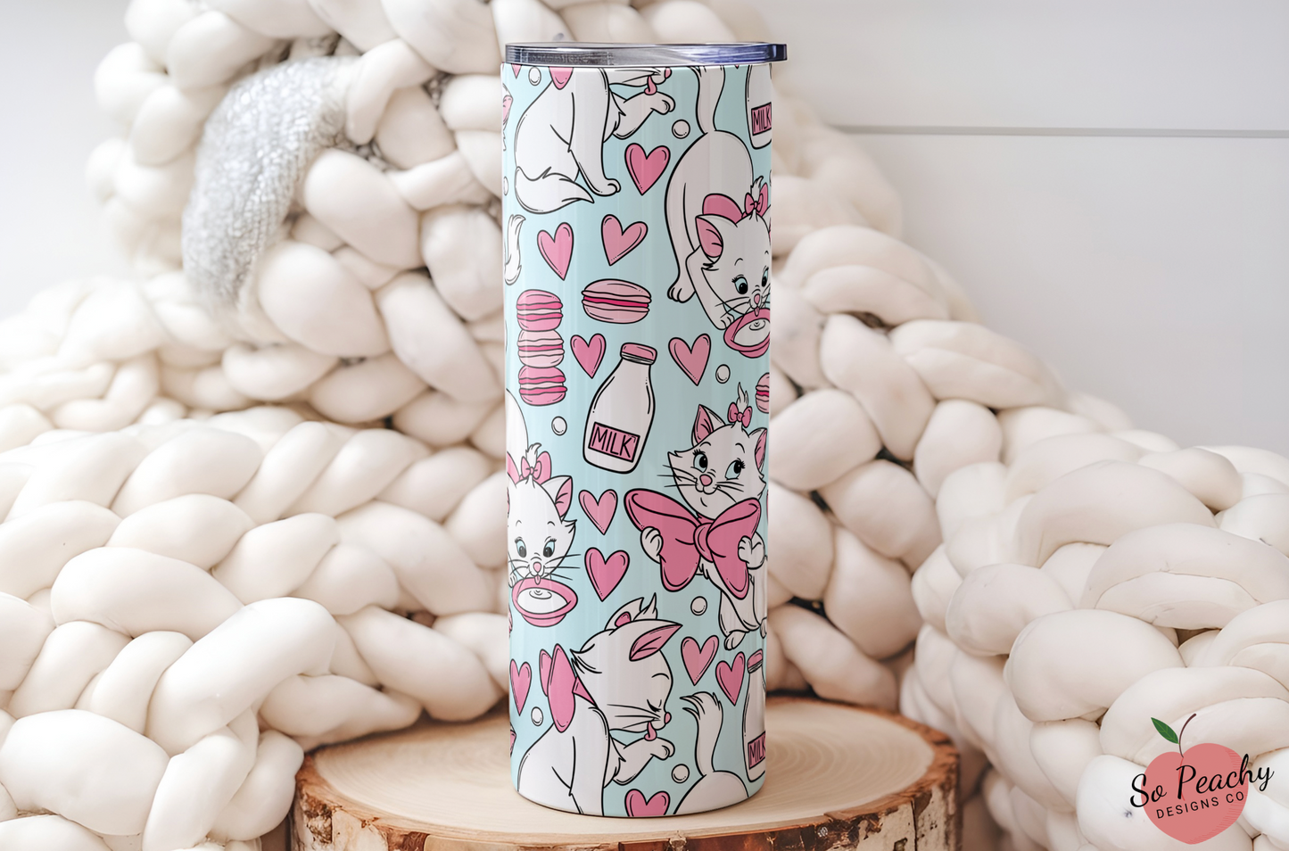 Magical Tumbler, Cats Tumbler, Cat Mom Tumbler, Marie Tumbler