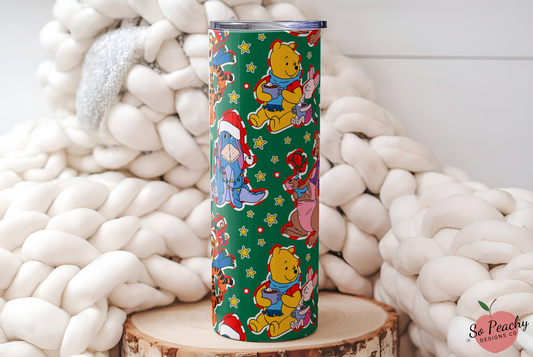Magical Tumbler, Christmas Tumbler, Pooh and Friends Tumbler