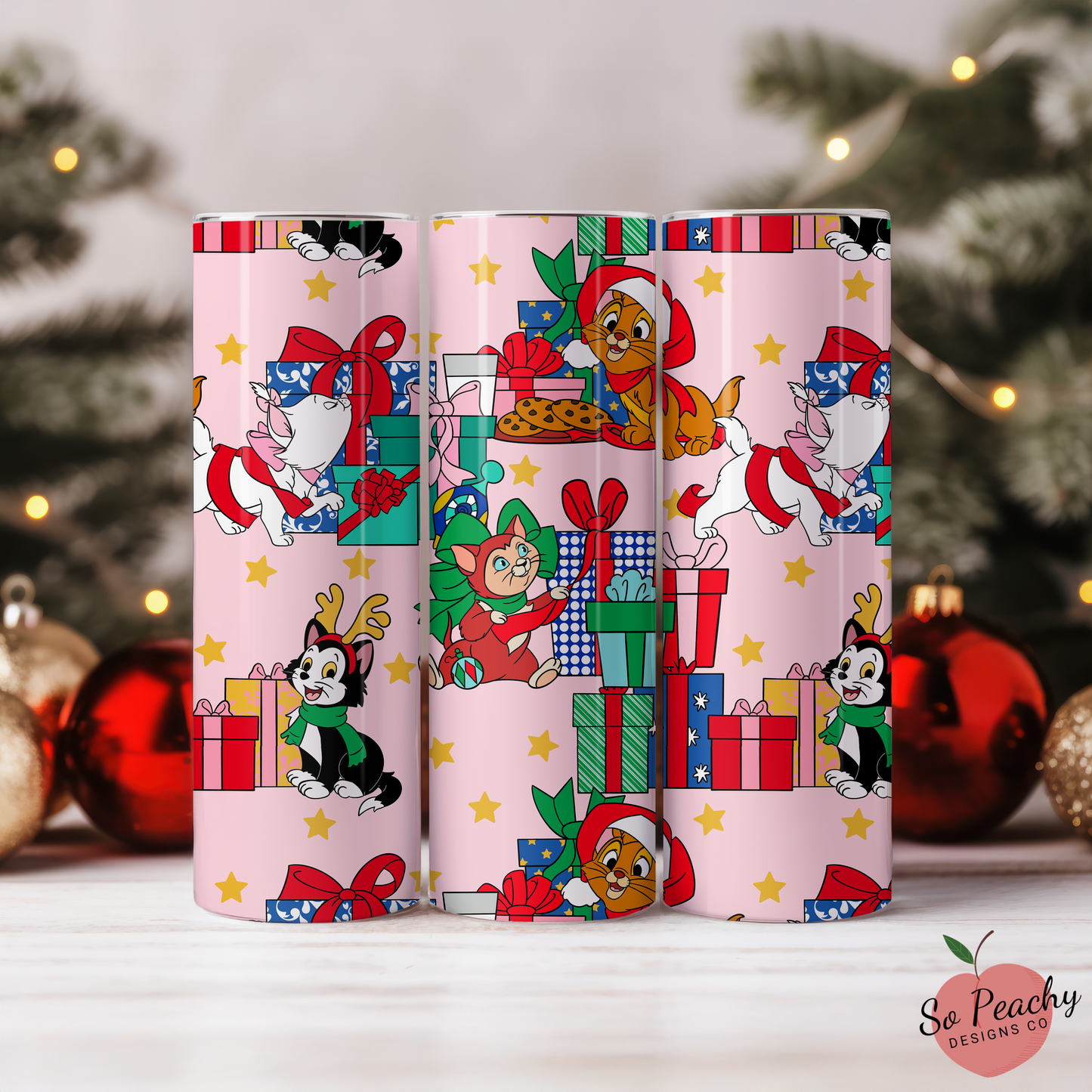 Magical Tumbler, Cats Tumbler, Christmas Tumbler