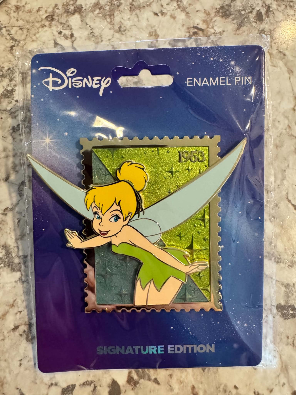 Tinker Bell PALM Pink a La Mode Stamp Disney Pin LE 400
