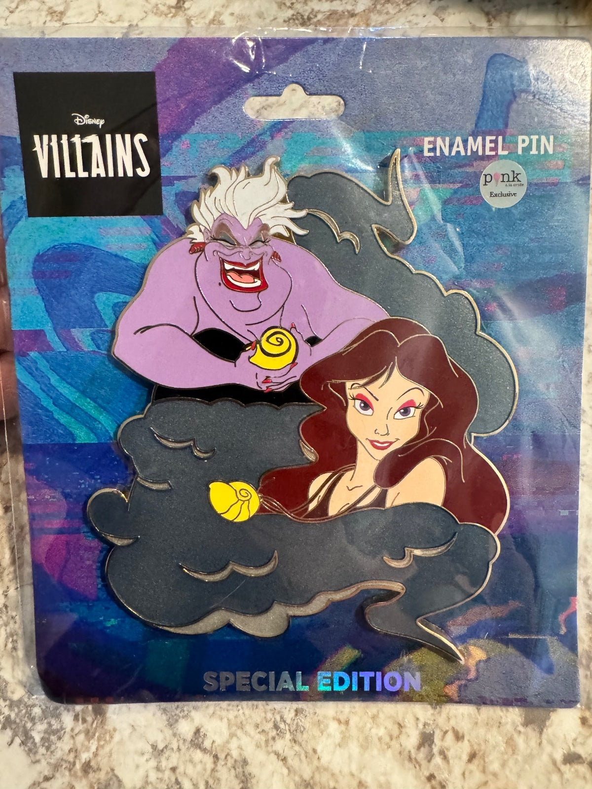 Disney Pin PALM Jumbo Ursula Vanessa The Little Mermaid LE 200 Pink A La Mode