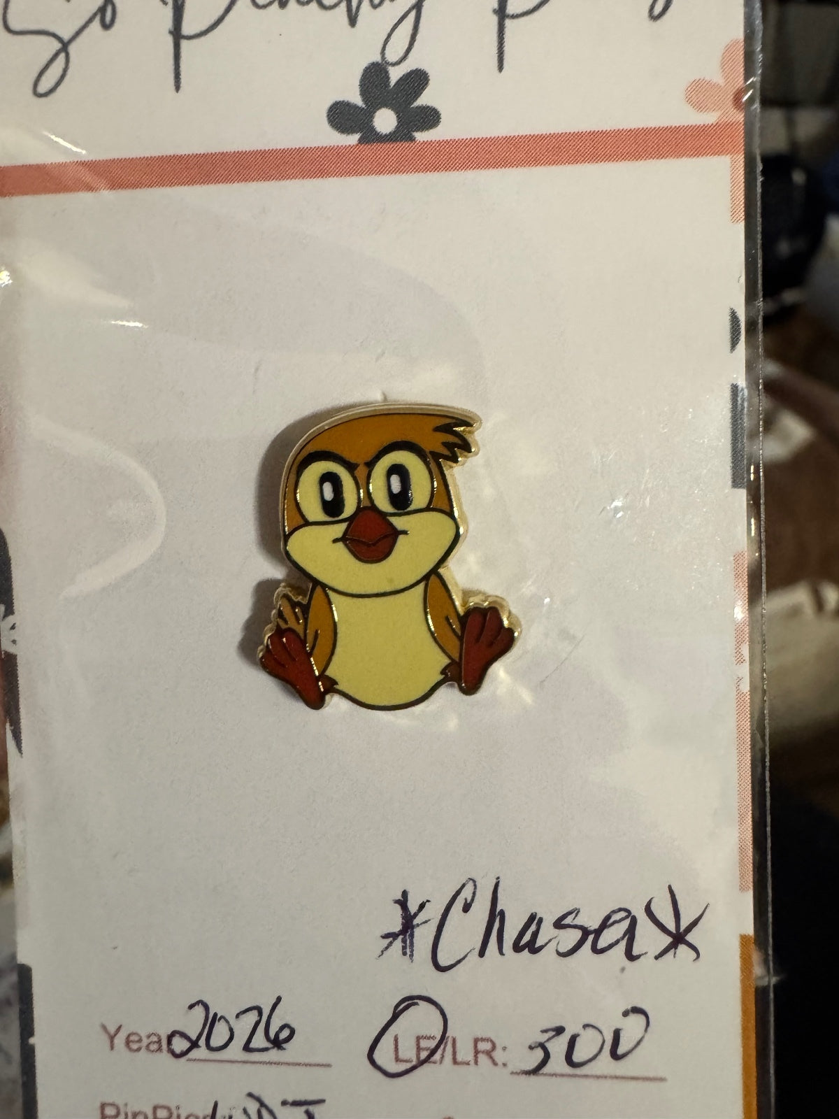 CHASER WDI/MOG aDorbs! Dinky Sparrow The Fox and the Hound Pin 2026 LE 300