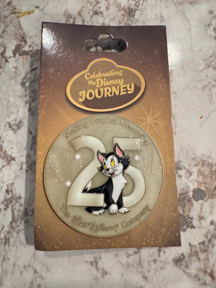 DEC Celebrating My Disney Journey Figaro Pin TWDCS Exclusive Magical Memories 25
