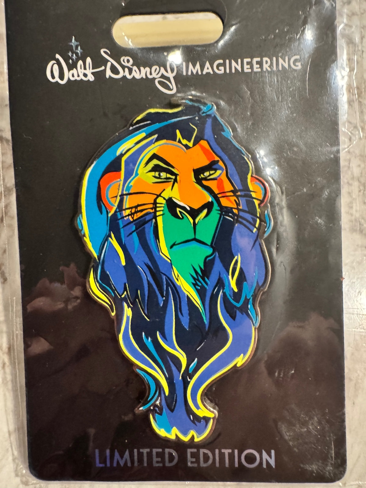 Disney WDI Color Splash Pin Scar from The Lion King LE 250