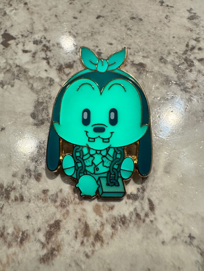 Disney WDI aDorbs Goofy Jacob Marley CHASER LE 300 Glow Christmas Carol Pin