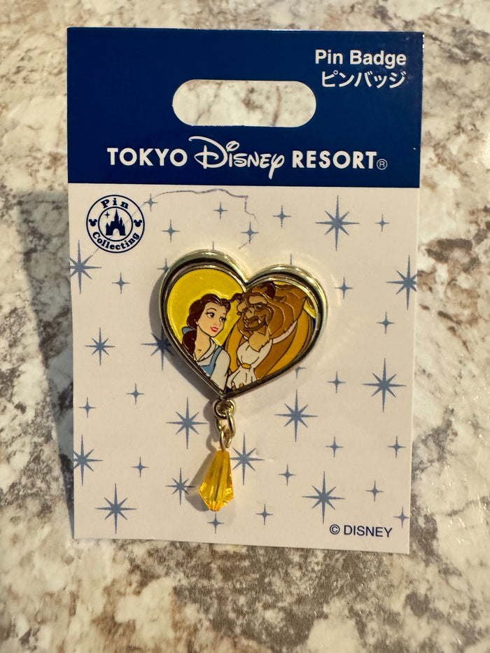 Tokyo Beauty and the Beast Heart Dangle Pin