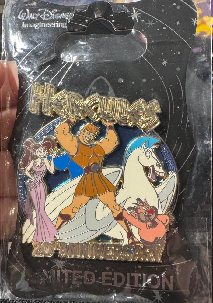 Disney Pin WDI MOG Hercules 20th Anniversary LE 250, Pegasus Megara Phil