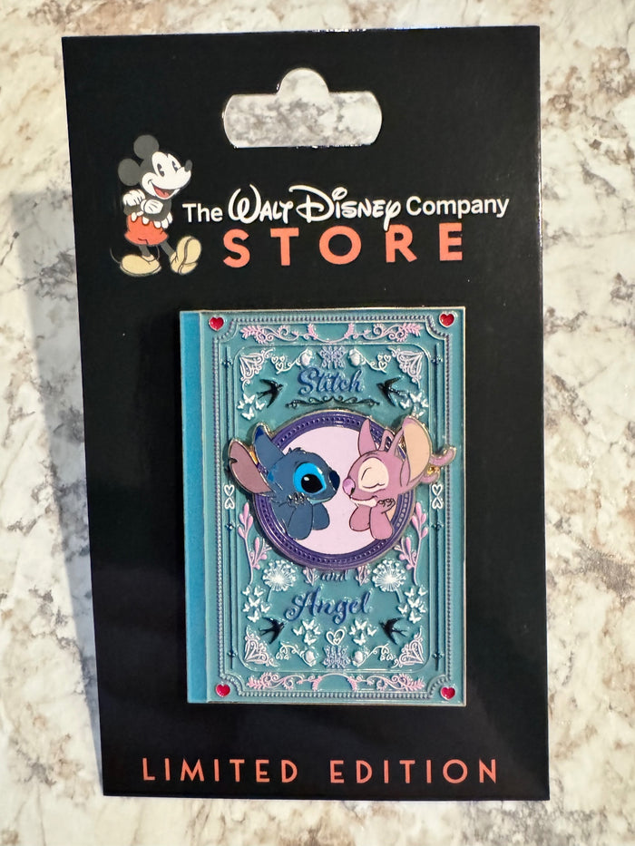DEC The Walt Disney Company Stitch and Angel Romantic Novel LE 300 Pin