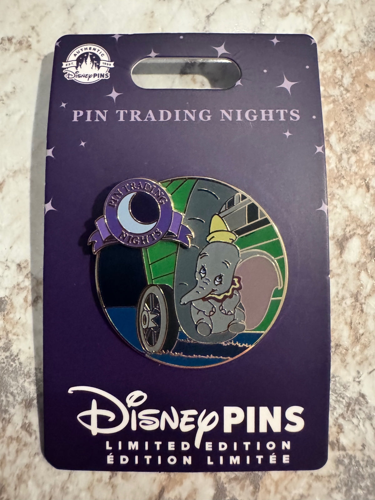 Disney Limited Edition Pin Trading Nights Dumbo Single Trading Pin