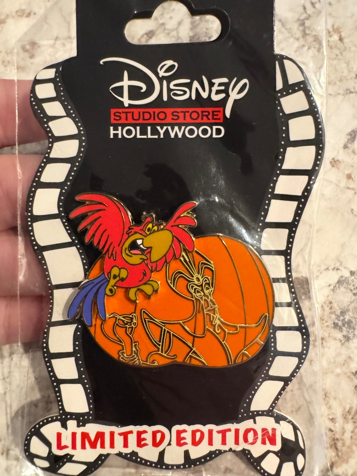 DISNEY PIN DSSH DSF Halloween Pumpkin LE 400 Iago Jafar Aladdin NEW