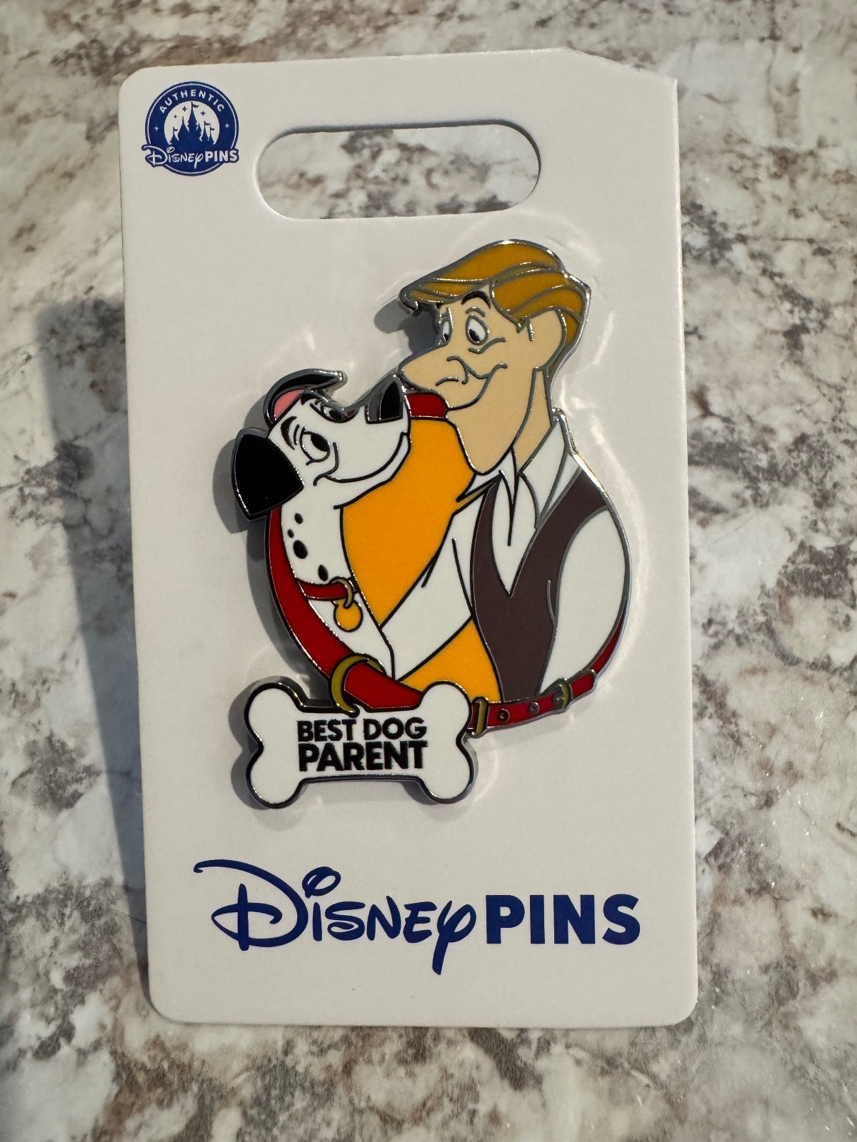 Disney Parks 2026 Roger & Pongo Best Dog Parent Pin 101 Dalmatians