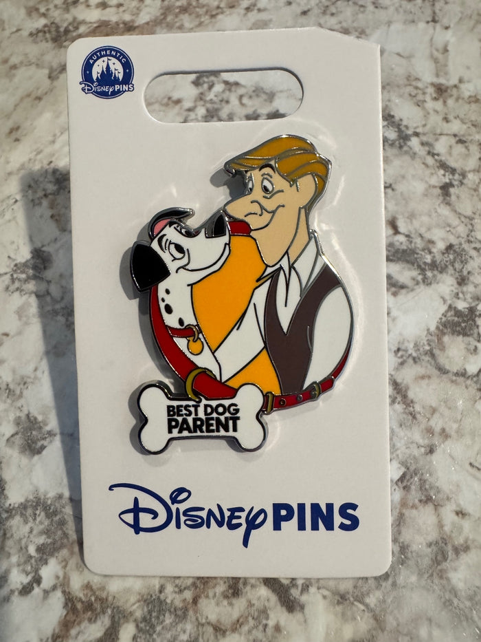 Disney Parks 2026 Roger & Pongo Best Dog Parent Pin 101 Dalmatians