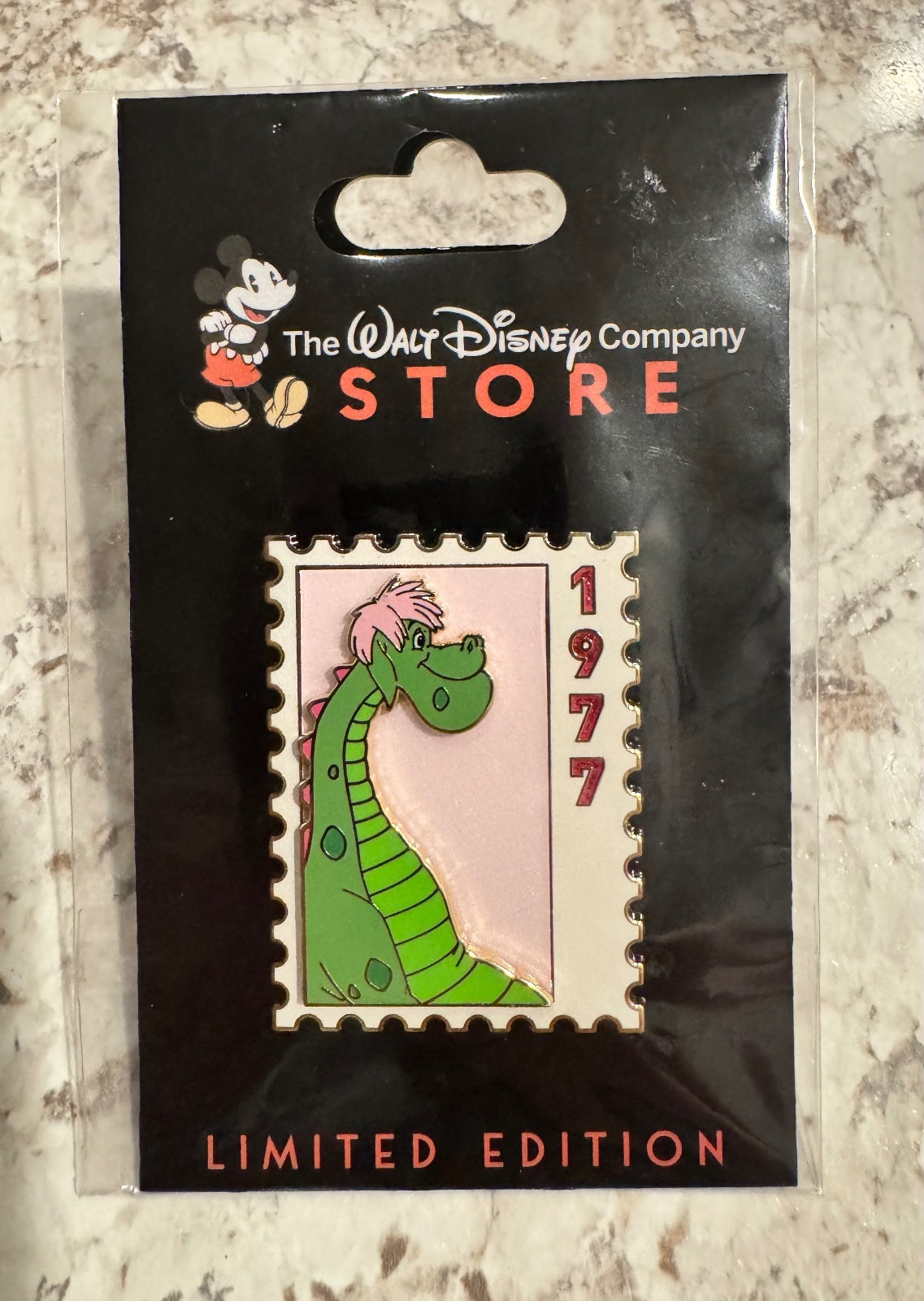 Disney DEC TWDC Commemorative Animal Stamps Elliot from Pete's Dragon LE 300 Pin