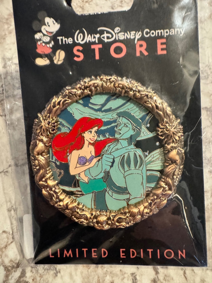 Disney 2024 DEC Little Mermaid 35th Anniversary Ariel Statue Eric LE 250 Pin