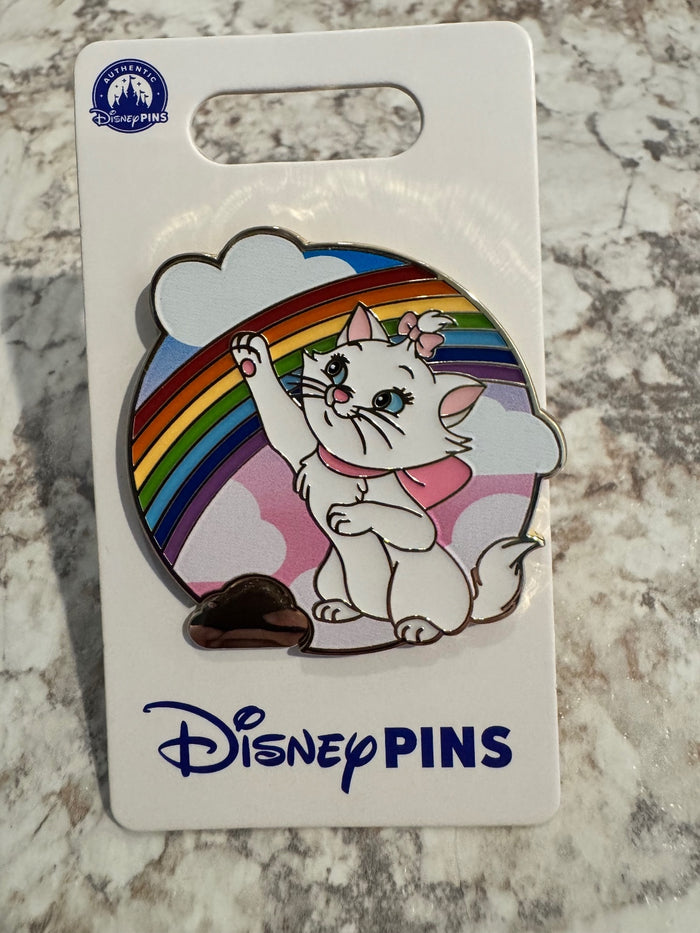 Disney Aristocats Marie Rainbow Enamel Pin