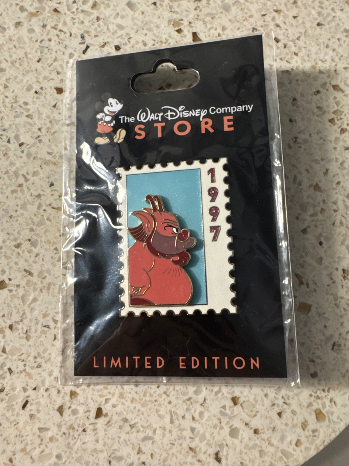 DEC TWDC Commemorative Animal Stamp Phil LE Pin from Hercules