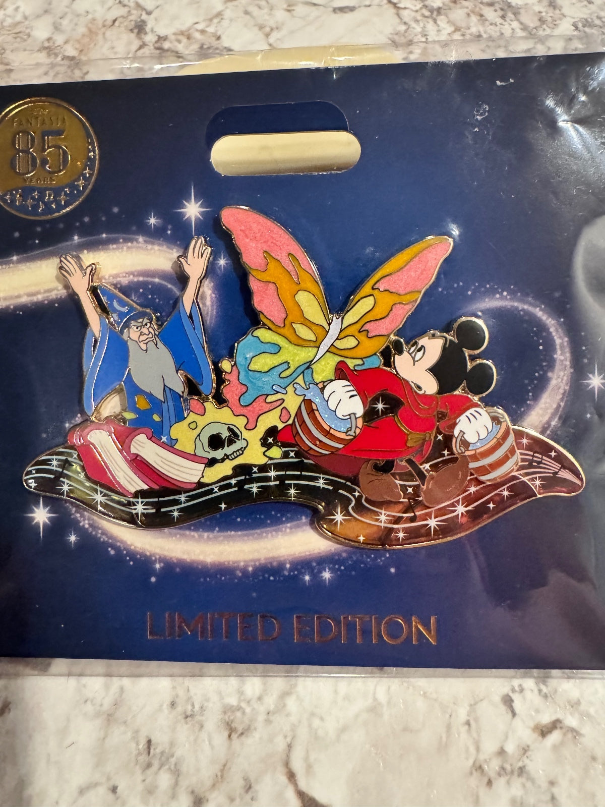 Disney WDI MOG Fantasia 85th Anniversary Sorcerer Mickey Yensid LE 300 Pin