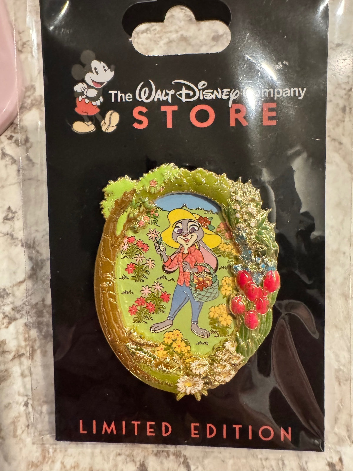 DEC The Walt Disney Company Zootopia Judy Hopps Spring Vibes Flowers LE 300 Pin