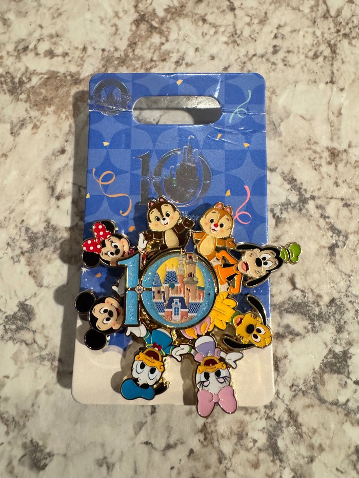 Disney Shanghai 10-year anniversary Mickey and Friends spinner