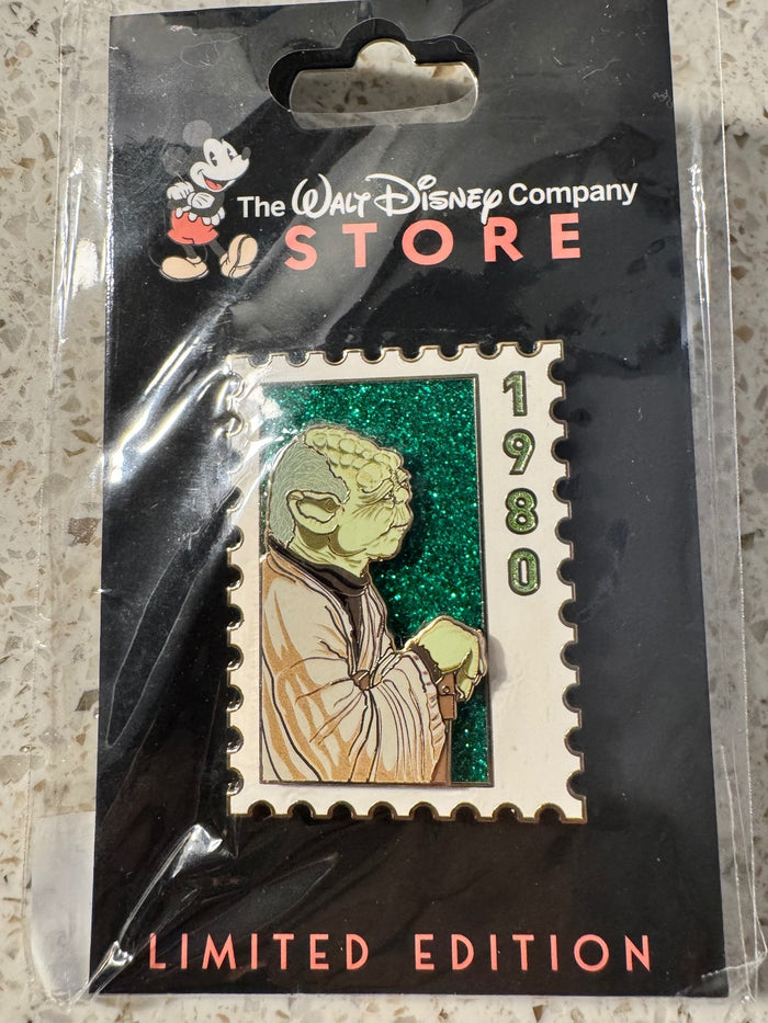 2025 Disney DEC Postage Stamp Star Wars Yoda LE 250 Pin