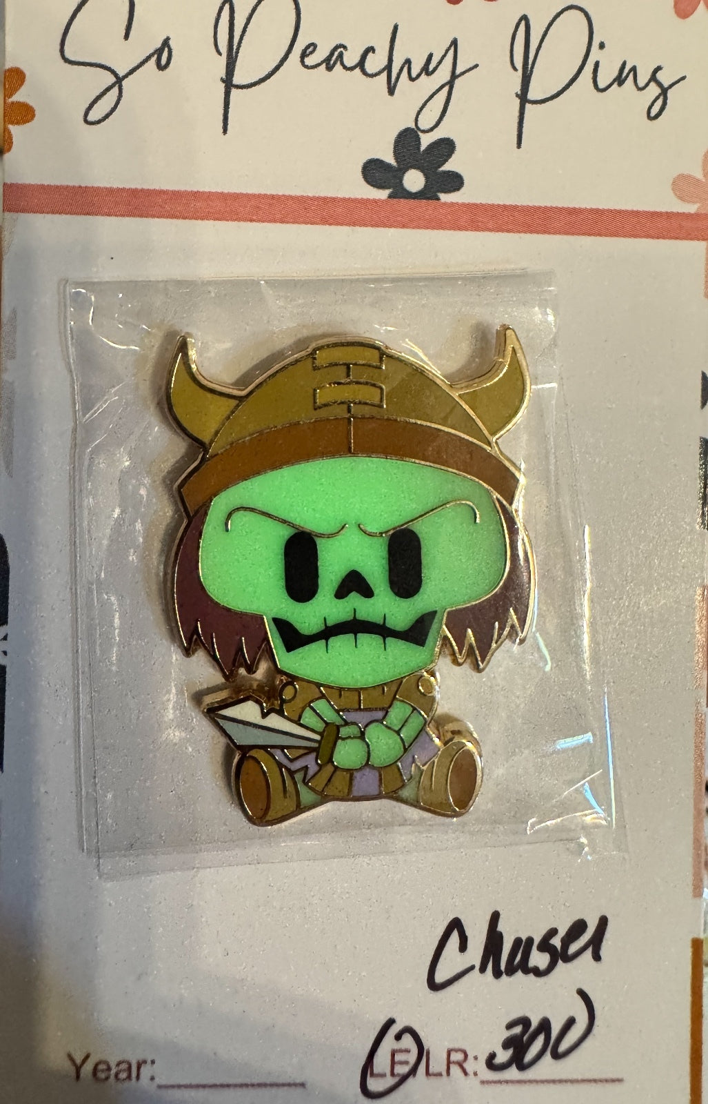 WDI MOG Black Cauldron Chaser LE 300 Skeleton Warrior Adorbs Pin