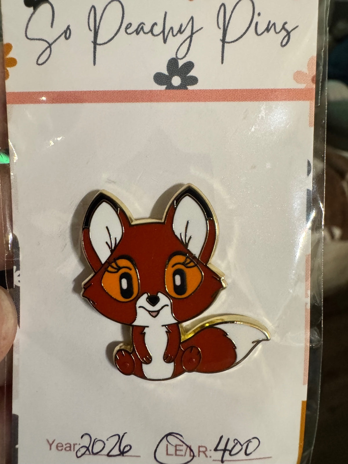 Disney WDI MOG aDorbs LE 400 Fox and the Hound 45th Anniversary Vixie Pin