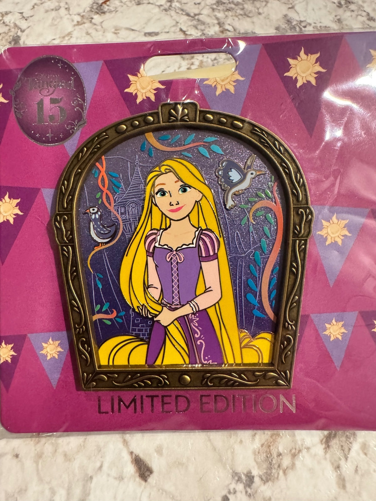Walt Disney Imagineering WDI Tangled 15th Anniversary Pin 2025 Rapunzel LE 300