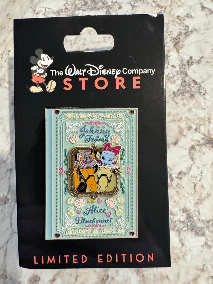 DEC The Walt Disney Company Johnny Fedora and Alice Romantic Novel LE 300 Pin