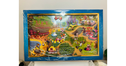 Disney D23 Expo 2024 WDI Maps Alice In Wonderland 5 Pin Box Set